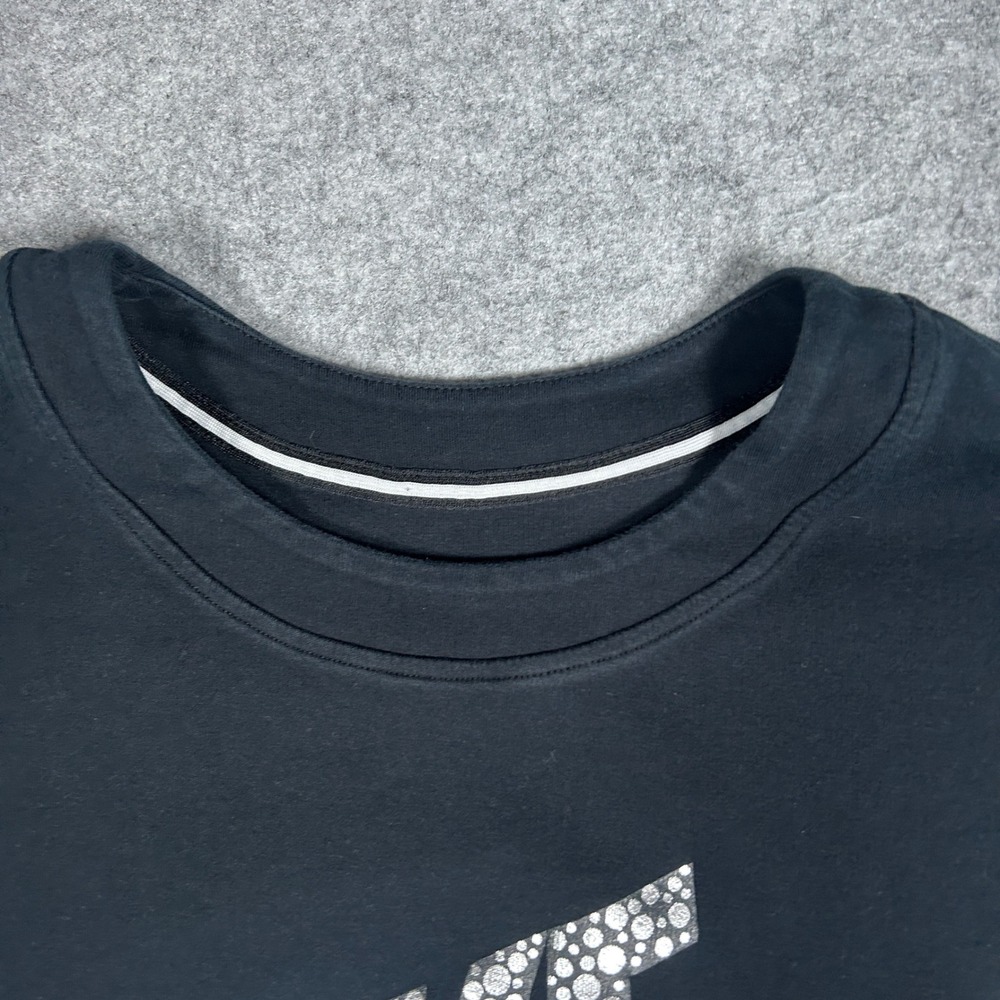 Nike Sweatshirt Women Medium Black Graphic Pullover Activewear Athleisure - Picture 9 of 16
